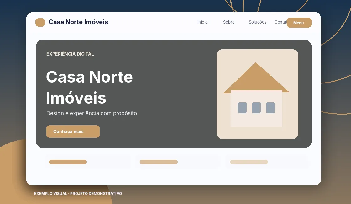 Prévia do projeto Casa Norte Imóveis — Demonstração