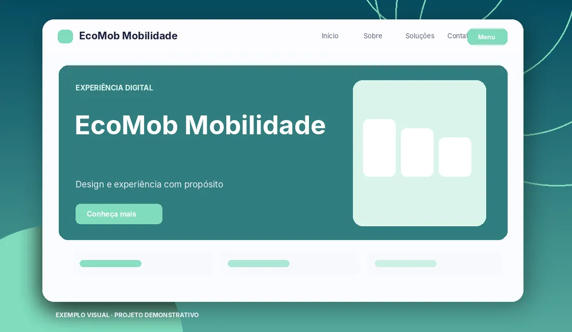 Prévia do projeto EcoMob Mobilidade — Demonstração